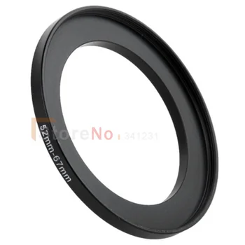 10vnt 52mm-67mm 52-67mm 52 iki 67 Step down Filter Ring Adapter Filtras, objektyvo dangtelis objektyvo gaubtas