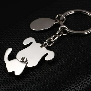 10vnt/daug šunų keychain raktų žiedas mažylis key chain raktų pakabukas aukštos kokybės sleutelhanger portachiavi chaveiro llaveros mujer