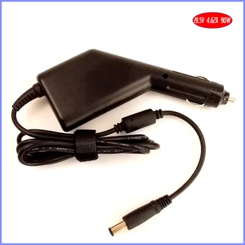 19.5 V 4.62 A 90W Nešiojamas, Automobilinis DC Adapteris, Įkroviklis + USB(5V 2A) 