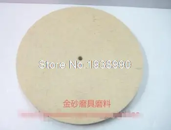 1pc 200mm Veltinio Vilnos Poliravimo Poliravimo Diskai Pagalvėlės Polisher 200mm(OD)*30mm(TH)*15mm(ID)