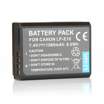 1x LP-E10 LP E10 LPE10 Fotoaparato Bateriją Bateria Batterie + LC-E10, Įkroviklis, CANON 1100D 1200D 1300D Rebel T3 T5 KISS X50 X70