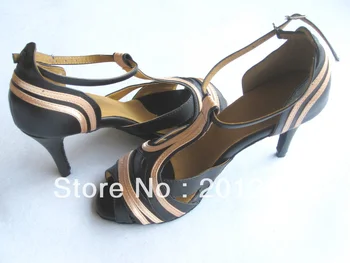 2013 Nuolaida Juodos Odos Dance Shoes Lotynų Šokių Batelius Salsa Šokių Bateliai Tango Bateliai