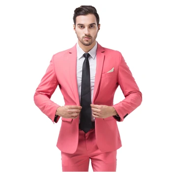 2017 naują atvykimo sezonus stiliaus vyrų Boutique verslo atsitiktinis slim dviejų dalių kostiumai jaunikis vestuvių suknelė, kostiumas (Striukė+Kelnės) M-4XL