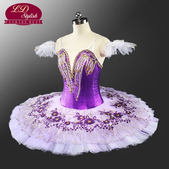 2017 Naują Atvykimo Suaugusiųjų Violetinė Profesinės Tutu Klasikinio Baleto Mdc Merginos Etape Balerinos Kostiumu Dancewear LD0049