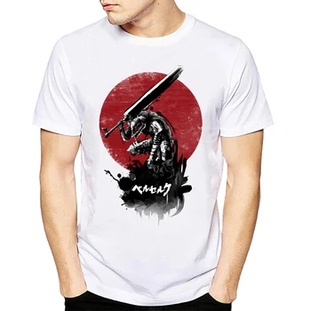 2018 Marškinėlius Mononoke Vilkų Kraujo ir Swordsman Marškinėliai Ghibli Japonų Anime Dizaino Kūrybos T-shirt Mados Naujovė Stiliaus Kietas Viršūnes