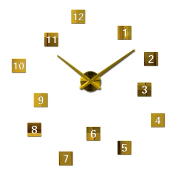 2018 naujas sieninis laikrodis kvarcinis žiūrėti reloj de sumalti modernus dizainas, didelis dekoratyvinis laikrodžiai Europoje akrilo lipdukai kambarį klok