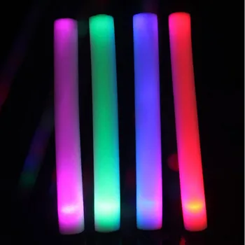 2018 Spalvinga Šviesos LED Putų Stick Lazdos Ralio Rave Nudžiuginti Lazdas Mirksi Lazdos Gimtadienio Sveikiname Rekvizitai Žaislai
