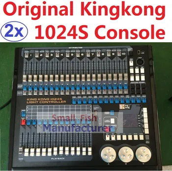 2xLot Originalus Kingkong 1024S Šviesos Valdiklis 1024 DMX512 Valdymo Profesinės MA Šernas Avolite DJ Disco DMX Scenos Šviesos Konsolės