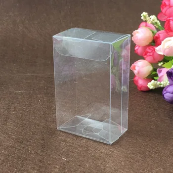3*5*6cm 50pcs skaidraus plastiko pvc dėžės schachtel skaidrų langelį saldainiai/vestuvių dovana, papuošalai ekranas pakavimo dėžės