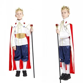 3 dydis naujų vaikinų Royal king helovinas karalius cosplay kostiumai vaikams Senovės karalius Princas kostiumas vaikams visiškai vaikų kostiumas