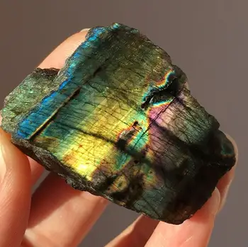 30g Gamtos spalvotų labradoras kristalų originalus akmens egzemplioriai