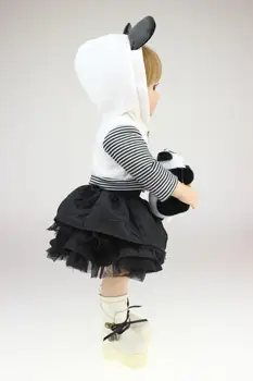 45 cm karšto pardavimo gražus SD/BJD doll su panda pliušinis žaislas pagalvę 18