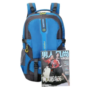 50L 2018 m. Naujo dizaino pavasario vandeniui nailono mokyklinės kuprinės paaugliams vyrų kelionės krepšys paketai, kuprinės sportiniai krepšiai mochila D33