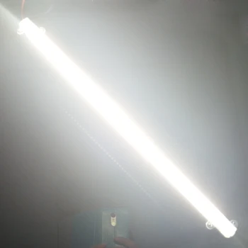 50pcs/daug 5730 led sunku baras lemputė 220V/230V 18~20W 100cm 76LED 5630 LED juostelė šviesos padengti aliuminio profiliai vandeniui