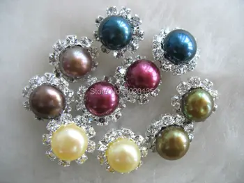 5pairs gėlavandenių perlų monetos stud mix-spalvos auskarai didmeninė granulių kiaušinių dovana karšto daugiaspalvis