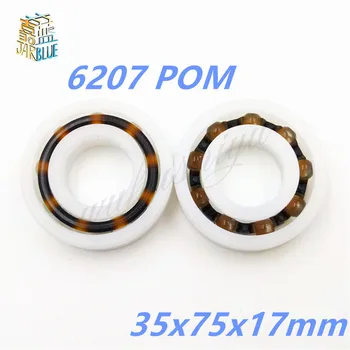 6207 POM (10PCS) Plastic ball bearings 35x75x17 Glass Balls 35mm/75mm/17mm