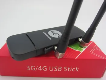 Atrakinti 150M 4G LTE USB Modemas Huawei E3372 Dongle plius 2vnt antena