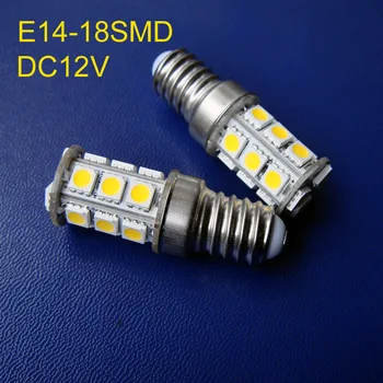 Aukštos kokybės 5050 E14 12v led žibintai,DC12V led lempa e14 nemokamas pristatymas 50pcs/daug