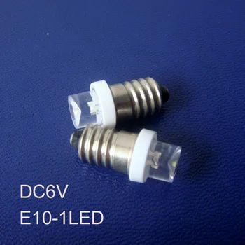 Aukštos kokybės 6.3 v E10 led lempos,E10 6.3 v led lemputes,6 v E10 led dega,led e10 darbas žibintai 6 v nemokamas pristatymas 20pcs/daug