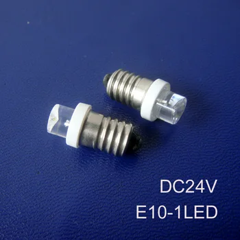 Aukštos kokybės E10 24v Sunkvežimių led žibintai, E10 24vdc led automobilių lemputės 24vdc led E10 lempos,led E10 Signalo žibintai nemokamas pristatymas 100vnt/daug