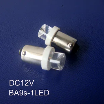 Aukštos kokybės led lempa BA9S 12v BA9S led automobilių lemputės 12Vdc LED Automobilių Signalo Lemputė,Indikatorius,Pilotas Lempos nemokamas pristatymas 100vnt/daug