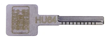 Aukštos Kokybės Sąžiningi HU64 automobilio rakto formos pagrindinių liejimo Automobilio Raktas Profilis Modeliavimo įrankių, spynų Nemokamas Pristatymas