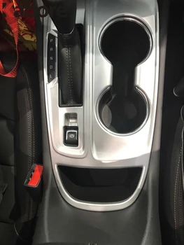 Auto NE Pavarų dėžė Mygtukas Shift Skydelio Dangtelį Apdaila Už Chevrolet Equinox Trečiųjų GE 2017 ABS Matinis Vidus Automobilio Stilius Paliko Vairuoti Tik!
