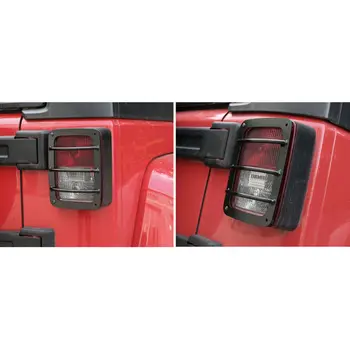 Automobilių Stiliaus Galiniai Šviesos Lempos Dangtelio Apdaila užpakalinis žibintas Apdailos Apsaugų, apsaugos Jeep Wrangler JK Automobilių Reikmenys 2007-2016
