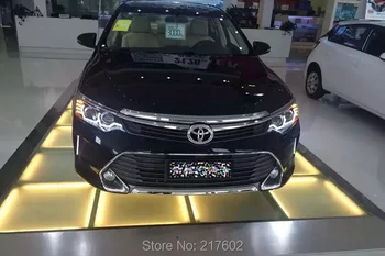 Automobilių Stiliaus žibintas Toyota camry V55 Žibintai Angel eye LED DRL H7 Hid Bi-xenon objektyvas LED posūkių žibintas LD