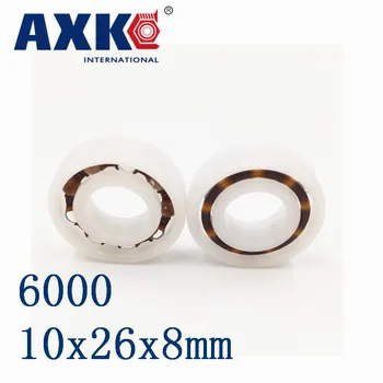 Axk 6000 Pom (10pcs) Plastic Bearings 10x26x8mm Glass Balls 10mm/26mm/8mm