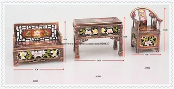 Azijos Senojo Stiliaus Stalas Formos Pakabukas Papuošalų Dėžutė Stalas Lobis Atmintį Lauke Kolekcines, Baldų Projektavimas, Pakabukas