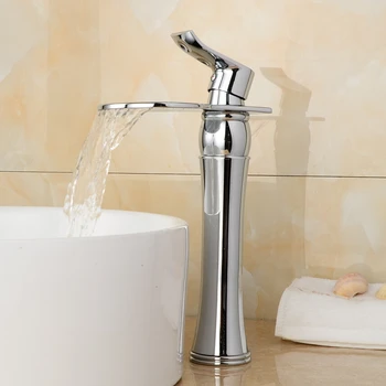 BECOLA Chrome Krioklys vonios maišytuvas iš Žalvario, karšto ir šalto vandens maišytuvas, Nemokamas pristatymas, LT-601