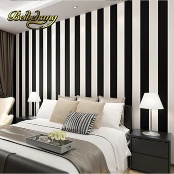 Beibehang papel de parede 3D tapetai sienos 3 d Zebra Šiuolaikinės Trumpa Vertikali Juoda ir Balta Juostele Roll kambarį