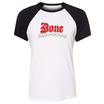 Bone Thugs n Harmony Raglan Trumpi Marškinėliai Moterims Patinka Atleisk Manau Pora T-shirt Mergina Marškinėlius Vasaros Viršūnes Atostogų Tee Panele