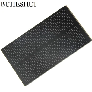 BUHESHUI 1W 5V Monokristalinius PET Saulės Skydelis Saulės Elementų Modulis 