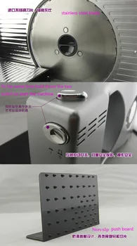 Buitinių elektros mėsos pjaustymo peilis pjovimo, pjaustymo pjovimo mašina Avienos, jautienos išpjaustymo į skiltelės FS-989