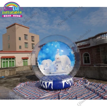 Burbulas Pripučiami Sniego Gaublys Švenčių & Party Prekių Sniego Pasaulyje Photo Booth Kalėdų Dekoracijos