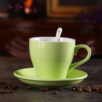 Chia-gui luo puodeliai 300 ml Europos keramikos saldainiai spalvos kavos puodelį, spalvinga, ryški ir spalvinga, kad turėtumėte laba diena
