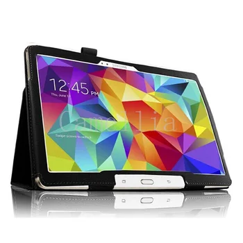 CucKooDo 100vnt/daug Slim Lankstymo Cover Case for Samsung Galaxy Tab S 10.5 Colių Android Tablet (Su Auto Pažadinti / Miego režimas)