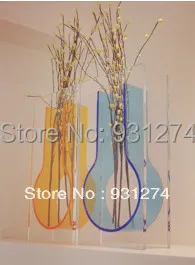 Darbalaukio Akrilo Gėlių daigai Turėtojas Vaza,organinio stiklo Namų Dekoracijas VIENAS LUX