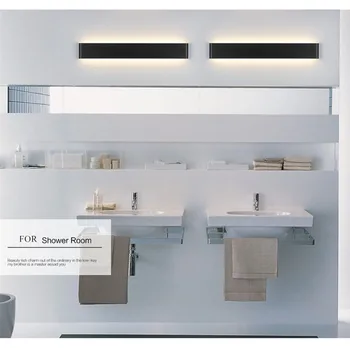 [DBF]Paprastas 6W 14W Aliuminio, Black/White Sienos Lempos 2835 SMD LED Veidrodis Lempos Tualeto/Vonios kambarys/Miegamasis/Gyvenamasis Kambarys AC 220V