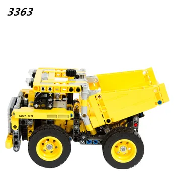DECOOL 2017 Naujas 3363 Kasybos Sunkvežimių Kūrimo Bloką Plytų Žaislas Berniukas Žaidimas Modelio Automobilių Dovana Suderinama su 42035 