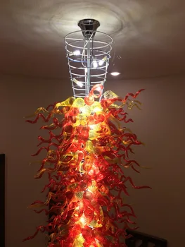 Didelis Dydis Didelių Prabangių Krištolo Sietynas Taupymo LED Šviesos Šaltinis Dale Chihuly Stiliaus Sietynas