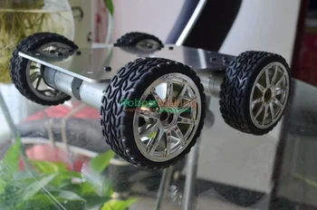 Didelės Galios tvirtas tvirtas aliuminio lydinio Robotas stebėjimo automobilis varomas 4WD smart metalo bakas, važiuoklė, 