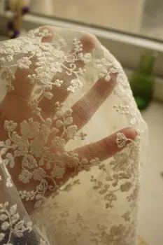 Dramblio kaulo medvilnės nėriniai audinio su retro garbanojimo modelis, chevronembroidered nėriniai, vestuvių dekoro,ws1009I