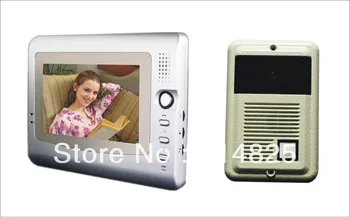 DWE CC RF 7 colių vaizdo duris telefono villa spalvotas video domofonas sistema su handfree stebėti vaizdo durų varpelis