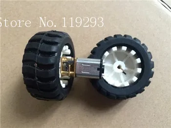 [DŽIAUGSMĄ] 42mm guminės padangos / D Žodį ašis varantys / N20 motorinių pacios padangos / robotas smart automobilių reikmenys --30pcs/daug