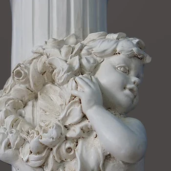 Europos klasikinės Angelas papuošalų kūrybos namų baldų apdailos Dervos little angel statula
