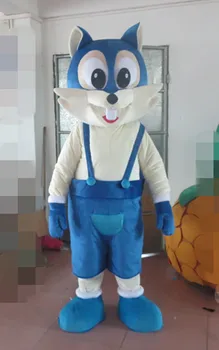 Fancytrader Pat kaip Nuotraukoje! Deluxe Blue Fox Talismanas Kostiumas, Gyvūnų Talismanas Kostiumas