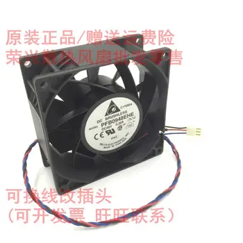 For DELTA PFB0948EHE, -7L1J DC 48V 0.26A, 90x90x38mm 3-wire Server Square Cooling Fan